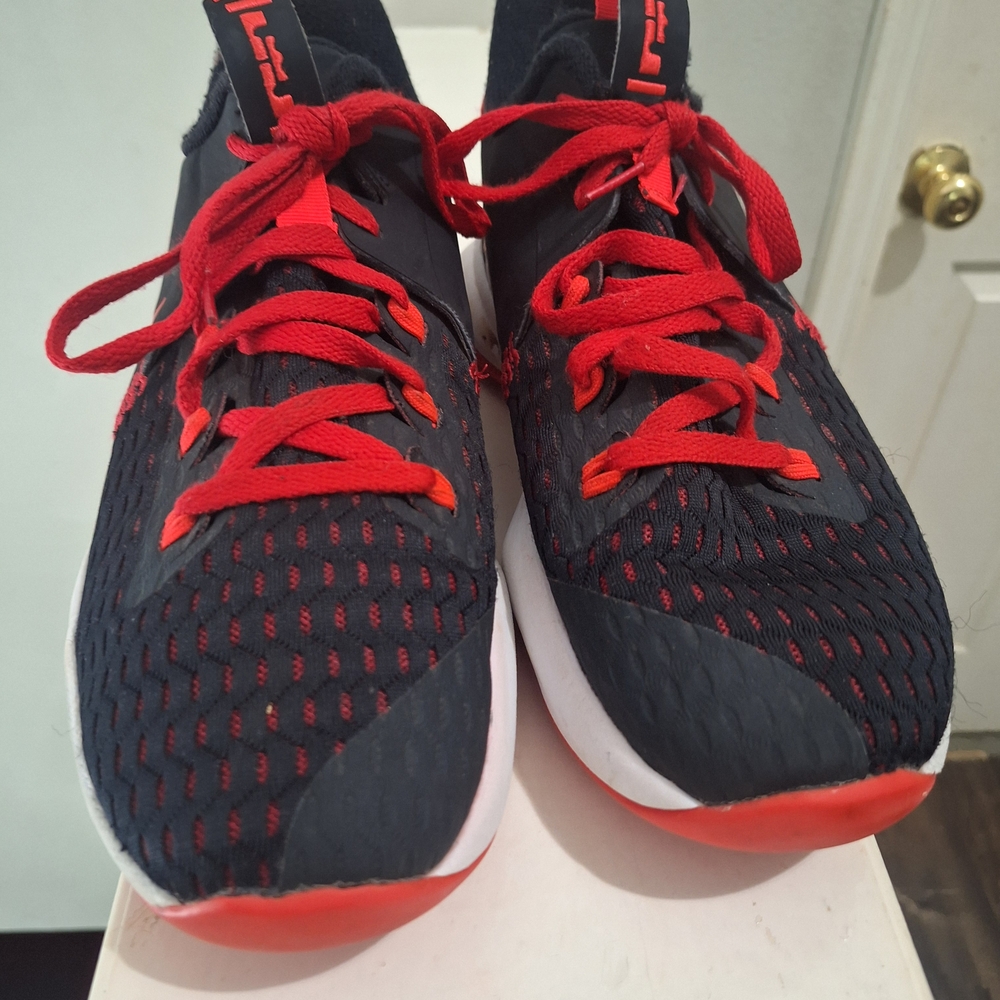 Nike Black and Red Athletic Shoes